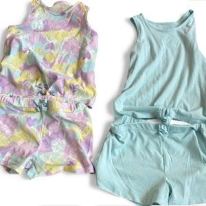 The Children's Place Girls Pastel Heart & Aqua Matching Sets